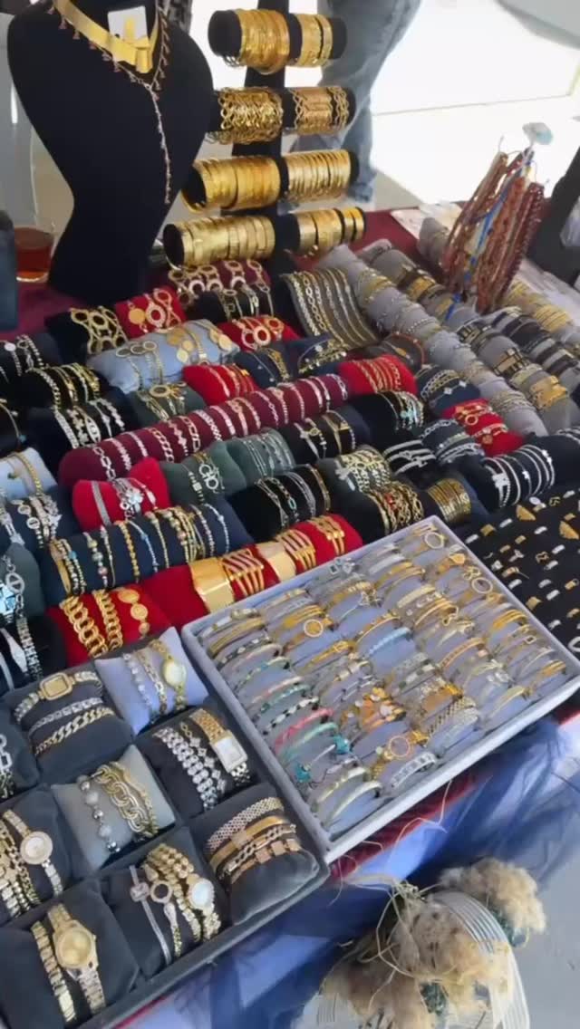 Fuar Standı Bileklik Ve Yüzük Vitrini